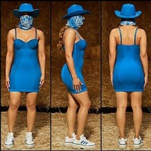 Ivy Park Rodeo Blue Mini Dress